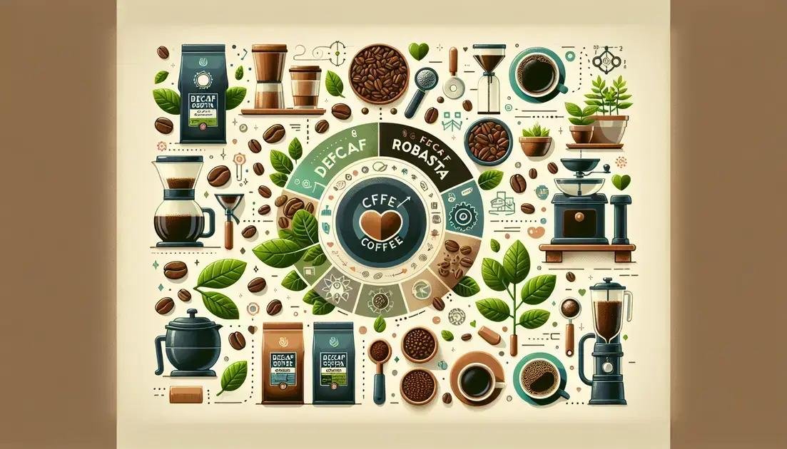 Café robusta descafeinado: uma opção para todos