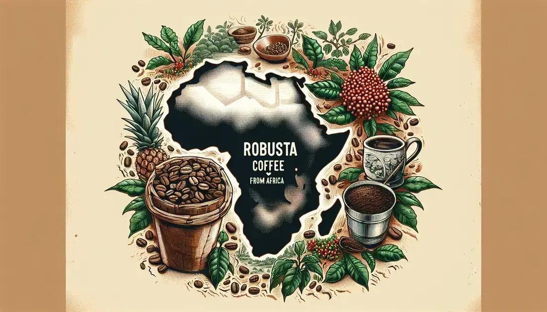 Melhores regiões produtoras de robusta na África